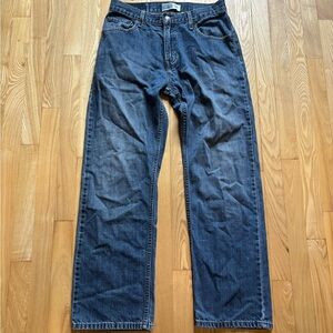 Signature Levi Relaxed Straight Blue Jeans